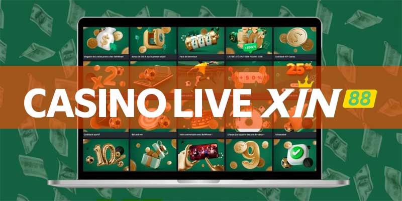 Cược thủ có thể thoải mái trải nghiệm các game casino live Xin88